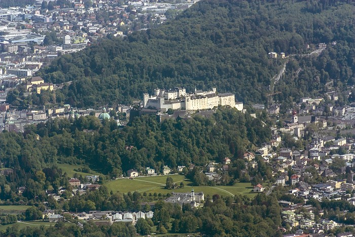 Blick auf Festung Hohensalzburg vom Untersberg